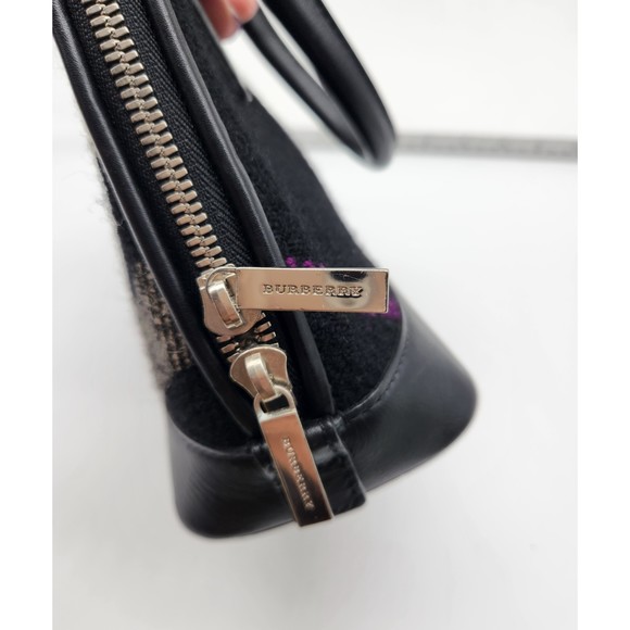 BURBERRY Mini Plaid Wool Alma Handbag 156BURXHA - Picture 8 of 15